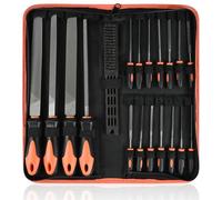 Lime Metallo, Set di 19 Lime in Metallo T12 di alta Qualità, Set di Lime Professionali in Metallo, Comprendente Lime a Punta Ppiatta, Raspa Semitonda, Lima Rotonda, Lima Triangolare e Lima Quadrata