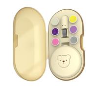 Lime-Nail Baby | Apparecchio elettrico Limage Unghie Bambino, 6 testine di ricambio e custodia di immagazzinaggio lime artiglio morbido adulto bambino casa viaggio