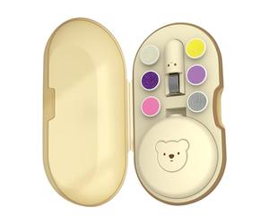 Lime-Nail Baby | Apparecchio elettrico Limage Unghie Bambino, 6 testine di ricambio e custodia di immagazzinaggio lime artiglio morbido adulto bambino casa viaggio