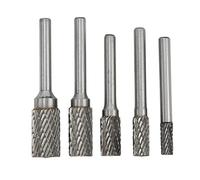 Lime Rotative, Set di Lime Rotanti con Frese in Metallo Duro a Doppio Taglio con Gambo 6 Mm Modello AX0616M06 per la Rettifica di Superfici di Automobili per Intaglio del Legno in Metallo