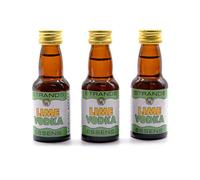 Lime Vodka Style Flavour - 3x25ml Estratto Senza Alcol, Aroma al Lime per Vodka & Cocktail, Essenza Agrumata