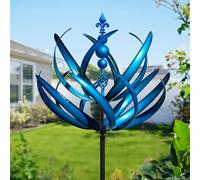 LimeHill Girandola a vento per cortile e giardino, colore: blu
