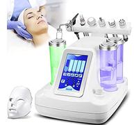 LIMEIDM Macchina per la Bellezza dell'ossigeno all'idrogeno, 8 in 1 aspirapolvere Multifunzionale per la Pulizia del Viso Idropulitrice a Getto d'ossigeno Spruzzatore facciale Professionale