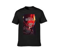 Limeiren Assault On Precinct 13 Movie John Carpenter Unisex 100% Cotton Short-Sleeve T-Shirts Black S