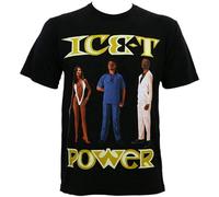 Limeiren Authentic Ice T Power Album Cover Gangster Rap Unisex 100% Cotton Short-Sleeve T-Shirts Black L
