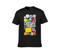Limeiren Battle for Dream Island Poster Unisex 100% Cotton Short-Sleeve T-Shirts Black S