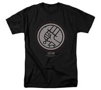 Limeiren II The Golden Army Fantasy Movie Mignola Style Logo Unisex 100% Cotton Short-Sleeve T-Shirts Black XL