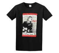 Limeiren Mike Peters Exodus Tour 1992 The Alarm Unisex 100% Cotton Short-Sleeve T-Shirts Black XL