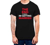 Limeiren Stag-Do I'm Getting Married Funny Party DTG Printed Unisex 100% Cotton Short-Sleeve T-Shirts Black XL