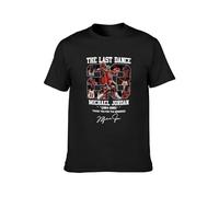 Limeiren The Last Dance 23 1984 1998 Thank You for The Memories Unisex 100% Cotton Short-Sleeve T-Shirts Black XXXL