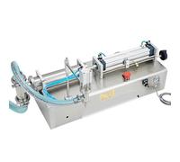 LIMENQIN Riempitrice Automatica per Liquidi, Commerciale Riempitrice Pneumatica Orizzontale per Bottiglie, per Bevande, Acqua, Succhi, Latte, Vino(10-100ml)