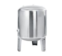 LIMENQIN Serbatoio a Pressione in Acciaio Inossidabile 304, Serbatoio Verticale a Pressione per Pompa da Pozzo, per Giardino, Fattoria, Cucina(500L/132Gal(155x60cm))