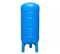 LIMENQIN Serbatoio a Pressione in PE per Pozzi, Contenitori Blu Pressurizzati per Stoccaggio dell'Acqua per Giardinaggio, Lavaggio Auto, con Kit di Installazione(60L/15.8Gal(75x35cm))