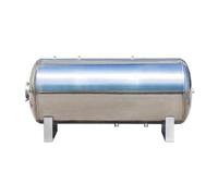 LIMENQIN Serbatoio a Pressione Orizzontale per Pozzi, in Acciaio Inossidabile 304, Serbatoi Commerciali per Lo Stoccaggio di Acqua Pressurizzata con Porta di Pulizia(100L/26.4Gal)