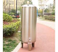 LIMENQIN Serbatoio a Pressione per Pozzi con Porta di Pulizia, Serbatoio per Pompa da Pozzo Verticale in Acciaio Inossidabile, per Giardini Agricoli(160L/42.2Gal(95x50cm))