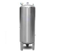 LIMENQIN Serbatoio a Pressione per Pozzi d'Acqua in Acciaio Inossidabile, Serbatoio a Pressione per Pompa da Pozzo, per Giardino, Fattoria, Cucina, Doccia(60L/15.8Gal(65x40cm))