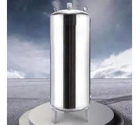 LIMENQIN Serbatoio a Pressione Verticale, Serbatoio Pressurizzato Commerciale in Acciaio Inossidabile per Pozzi, Serbatoio a Pressione per Pompa da Pozzo, con Kit di Montaggio(300L/79.2Gal(155x50cm))