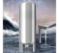 LIMENQIN Verticale Commerciali Serbatoio a Pressione per Pozzi, Contenitori a Membrana in Acciaio Inossidabile per Lo Stoccaggio di Acqua Pressurizzata(100L/26.4Gal(95x40cm))