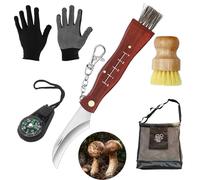 LIMEOW 1 Set Coltello Funghi Zaino Funghi Gerla Per Funghi Raccolta Funghi Borsa Funghi Rete Funghi Kit Raccolta Funghi Kit Funghi Raccolta Attrezzatura per Avventure All'Aperto e Raccolta di Funghi