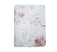 LIMEQKI Taccuino A5 Quaderno Ad Anelli, Quaderno Appunti Con Copertina in Tessuto Con Margherite E Pagine Interne Bianche per Diario, Diario Di Viaggio, Travel Journal, Lavoro (Giorno Di Primavera)