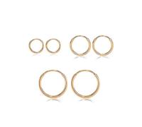 Limerencia Orecchini a Cerchio Piccoli Set per uomini e donne, 8-12 mm Ipoallergenico Titanio Orecchini Cerchio, Medico Titanio Puro Orecchini per le Orecchie Sensibili