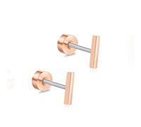 Limerencia Orecchini a perno in titanio, F136, per donne e uomini, orecchie sensibili, 7.5mm, Titanio, Nessuna pietra preziosa