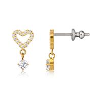 Limerencia Orecchini in Titanio G23 Anallergici e Senza Nichel per Signore e Ragazze con Zirconia Cubica