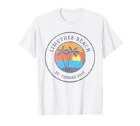 Limetree Beach St. Thomas Isole Vergini Americane Maglietta