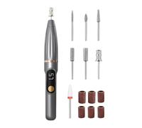 Limette Elettrico Per Unghie,15000 RPM Set di Levigatrice per Manicure - Macchina Per Lucidare E Limgare Unghie,per Spa Salone Casa Viaggio Campeggio Pedicure Manicure