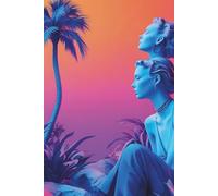 Liminal Neon Notebook: Retro Vaporwave Aesthetic Journal: For Dreamers, Writers, Gaze, Liminal Space, and Retro Art Lovers | 6x9 inches, 120 pages