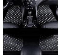 LIMINFACAI Tappetini in Pelle per Auto per Volvo XC40 (Facelift 2022) 2022 2023 2024-, Personalizzati Moquette su Misura Abitacolo Antiscivolo Impermeabili Tappeti,A/Black-White
