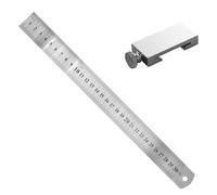 Limit Ruler - Strumento antiscivolo ad alta precisione per la lavorazione del legno, regolabile, resistente, per la lavorazione del legno, per la lavorazione del legno, per la misurazione di