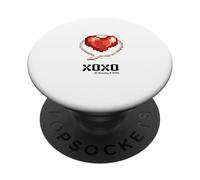 [Limitato] Retro Pixel Cuore XOXO Emote Art - Ragnarok PopSockets PopGrip Adesivo