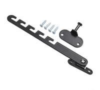 Limitatore di apertura finestra con vite regolabile in acciaio al carbonio, per danni causati da correnti d'aria (nero)