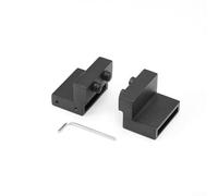 Limitatore di arresto per porta di fienile, per set di accessori per guida aerea Mendy in stile americano, tappo terminale per guida scorrevole, coppia di ferramenta per porte scorrevoli