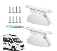 Limitatore Di Campeggio - Kit di Fermata Interna Per Campeggio Car, Supporto Automatico Semicircolare, Accessorio Di Ritenzione In 2 Pezzi, Arresto Antiscivolo