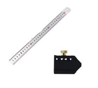 Limitatore di posizionamento per righello in accia Calibro Di Linea for Tracciatore Dell'angolo Della Recinzione Del Blocco Posizionamento Righello In Acciaio Al Carbonio Tipo A/B(Type-b)