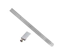 Limitatore di posizionamento per righello in accia Il Righello for Marcatura In Alluminio Da 15/20/30/40 Cm Ferma Le Recinzioni Con Calibro for La Lavorazione Del Legno Arresto Scorrevole(40cm)