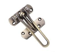 Limitatore di protezione per porta, resistente, in lega di zinco, con catenella, per la sicurezza dei bambini, per la sicurezza della porta e la protezione della casa, con viti (bronzo verde)