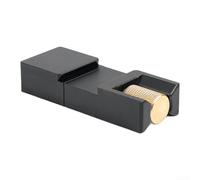 Limitatore di righello per l'uso con le comuni regole metriche in acciaio inossidabile, ottimizzato per la precisione nelle officine manuali (A)