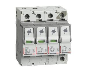 Limitatore di sovratensione Bticino T2 20KA 3P+N F10AS4