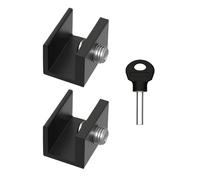 Limitatore per finestra 2 pezzi di fermaporta regolabili for finestre, serrature sicurezza, serratura antifurto for porte, ferramenta for scorrevoli senza perforazione