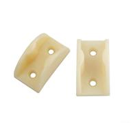 Limitatore per porta scorrevole per bagno e doccia, in plastica, con canale a U, per porte in vetro, posizionamento sicuro e funzionamento regolare, adatto a recinzioni standard (A)