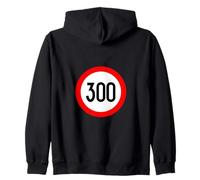 Limite Velocità 300 km/h Segnale stradale Felpa con Cappuccio