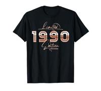 Limited 1990 Edition Modern Retro Aesthetic Birthday Maglietta