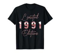 Limited 1991 Edition Birthday Modern Classic Aesthetic Maglietta