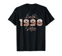 Limited 1998 Edition Modern Retro Aesthetic Birthday Maglietta
