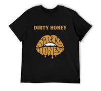 Limited Dirty Honey American Blues Music Vintage T-Shirt S-3XL. Black XS