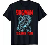 Limited Dogman Research Team Cryptid Humanoid Animal Dog Man Funny T-Shirt