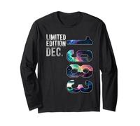 Limited Edition 1983 Polar Lights December Birthday Month Maglia a Manica